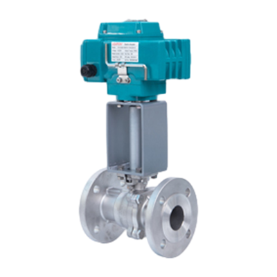 Válvula de esfera de flange de alta temperatura elétrica