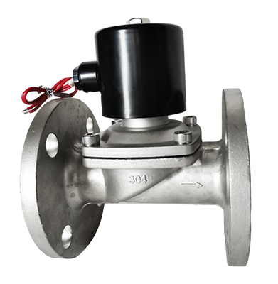 Válvula solenóide de flange de alta pressão