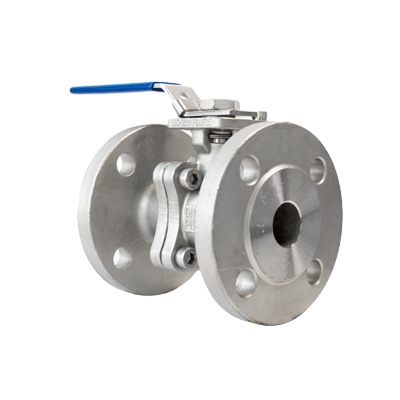 Válvula de esfera de flange manual com alavanca de alça