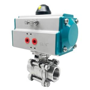 válvula de espreguiçadeira com rosca de 2 vias pneumáticas 2 PC 2 PC