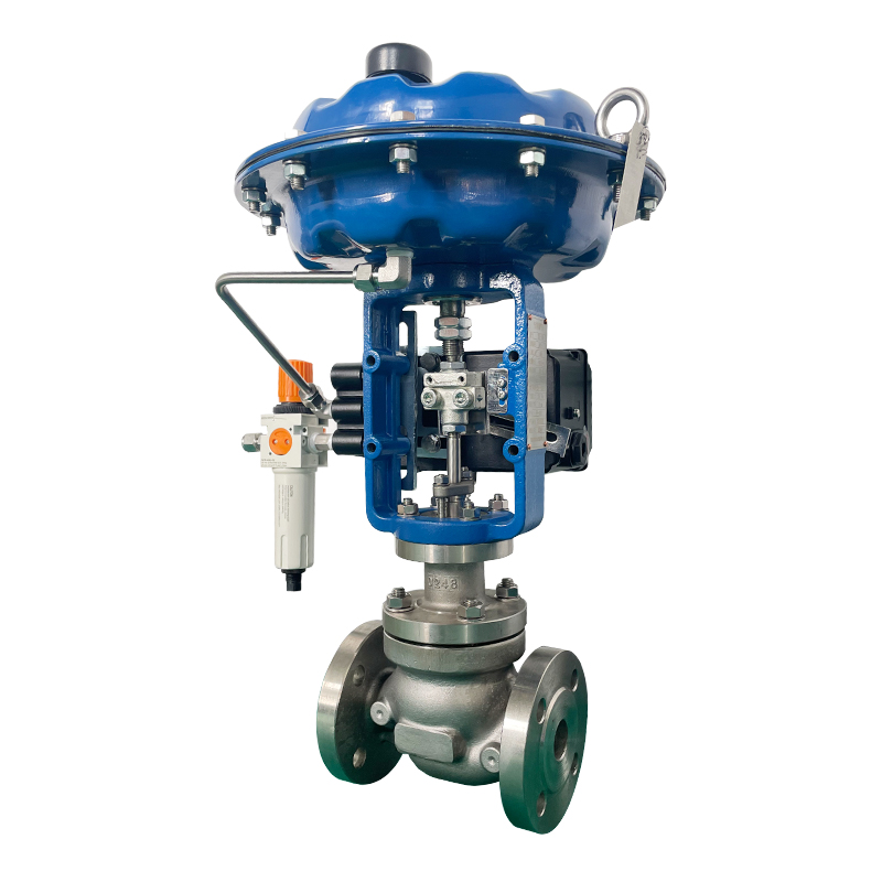Válvula de controle DIAFRAGMA PNEUMÁTICA Válvula global SS316L Água média
