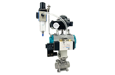 Válvula de espreguiçadeira pneumática de alta temperatura com interruptor de limite
