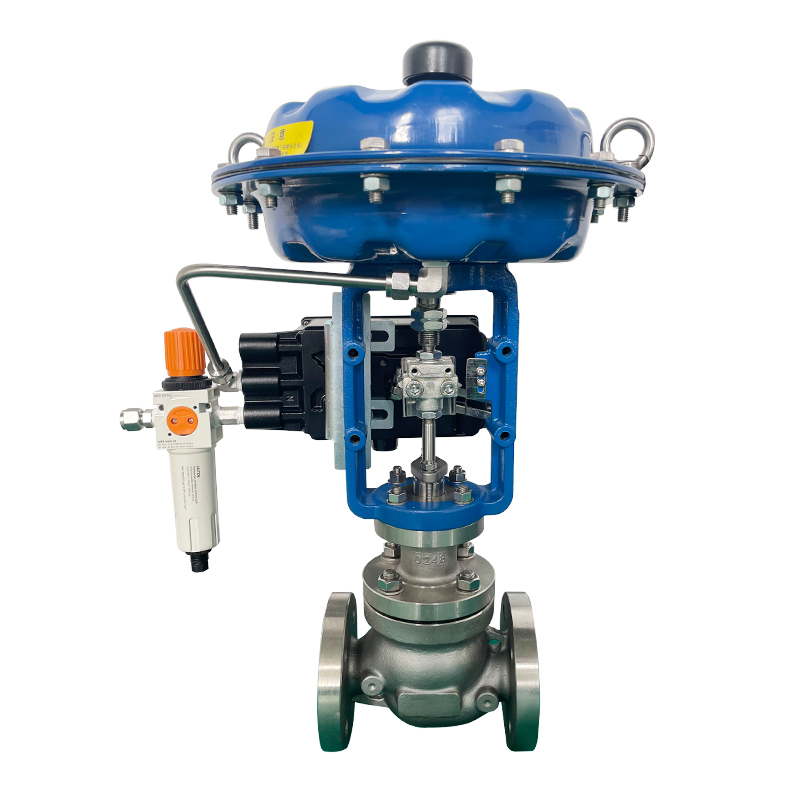 Válvula de controle DIAFRAGMA PNEUMÁTICA Válvula global SS316L Água média