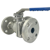  Válvula manual de esfera de flange de 3 vias
