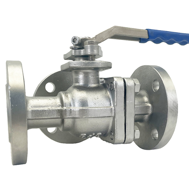  Válvula manual de esfera de flange de 3 vias